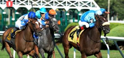 Micromanage Tops Five Rivals in $100,000 Birdstone Stakes